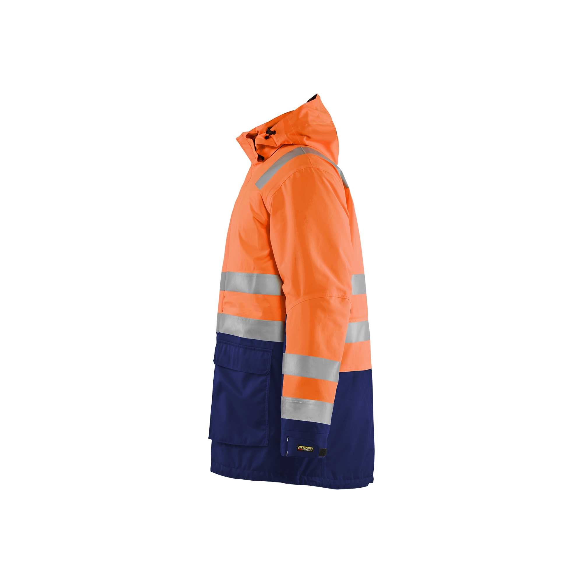 BLAKLADER 44951987 Winter Parka Hi vis Hi Vis Reflective Parka Work Jacket MEN - Waterproof